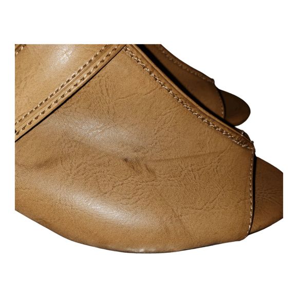 Sh162 Aerosole Taupe A2 Heel Rest Slide on Sandal 7.5 - Picture 5 of 9